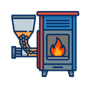 Icone poêle à granulés