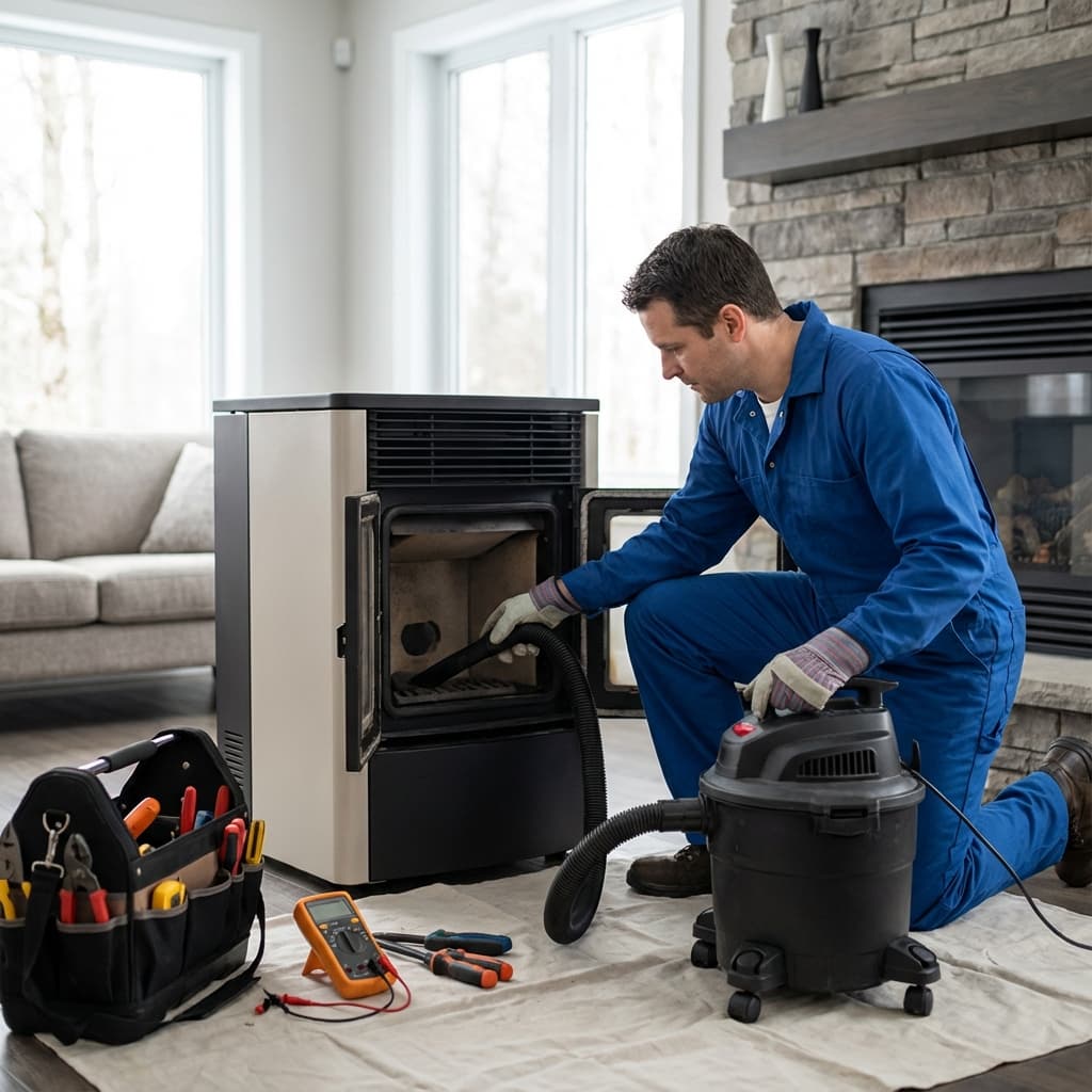 Entretien poêle à granulés